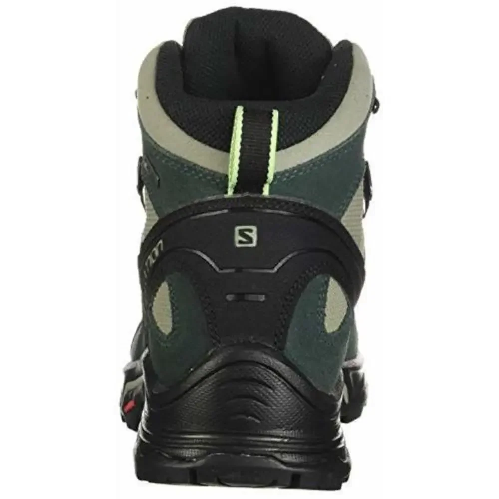 Salomon Women's Dark Green and Light Green Hiking Boots